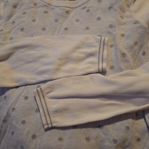 Tommy Hilfiger Kids Pajama Top in White and Gray